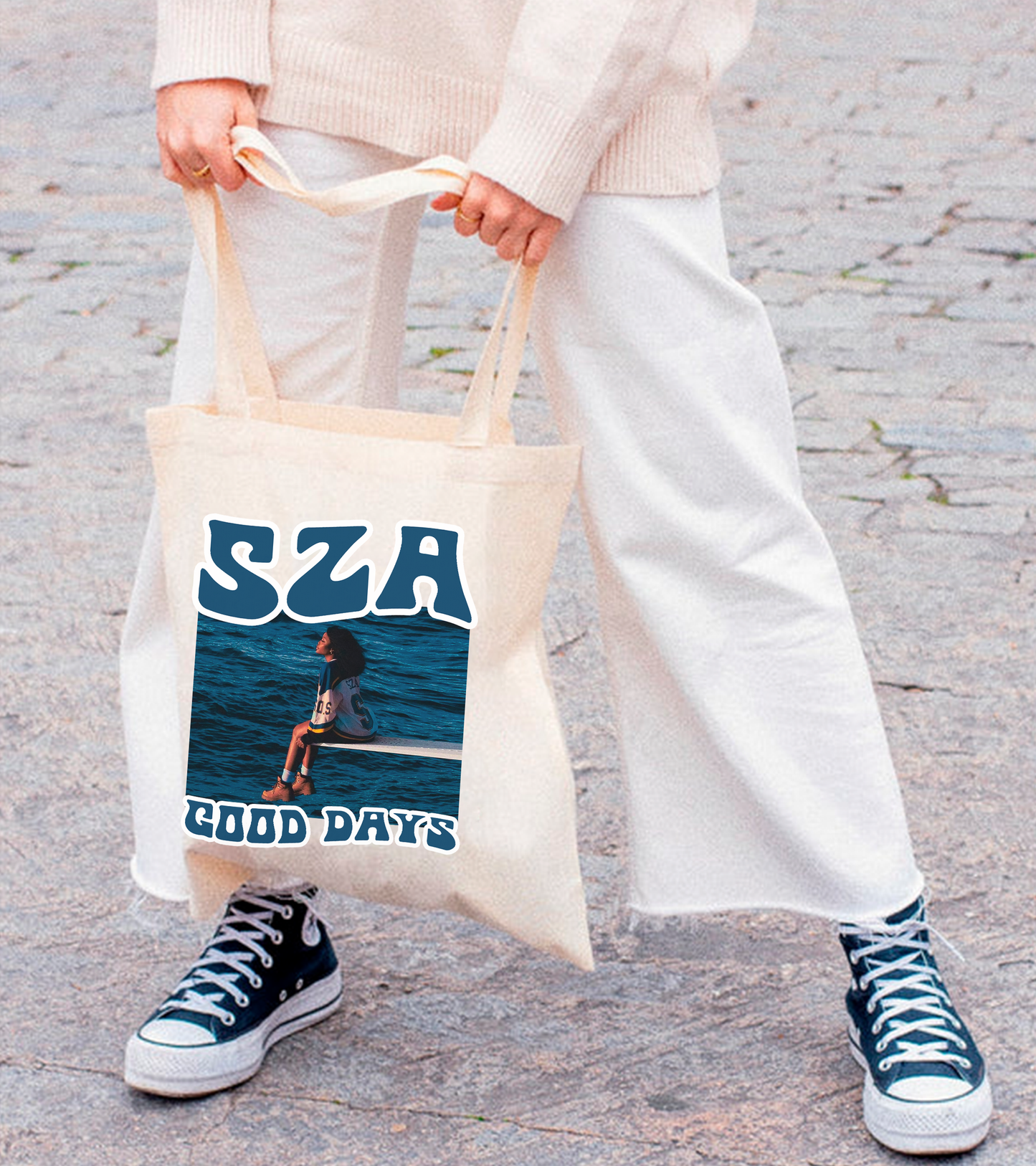 Bolsa Ecobag SZA Cantora Good Days