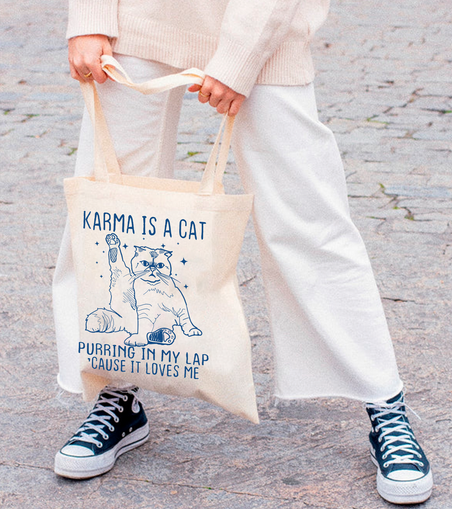 Bolsa Ecobag Karma Is A Cat Taylor Swift