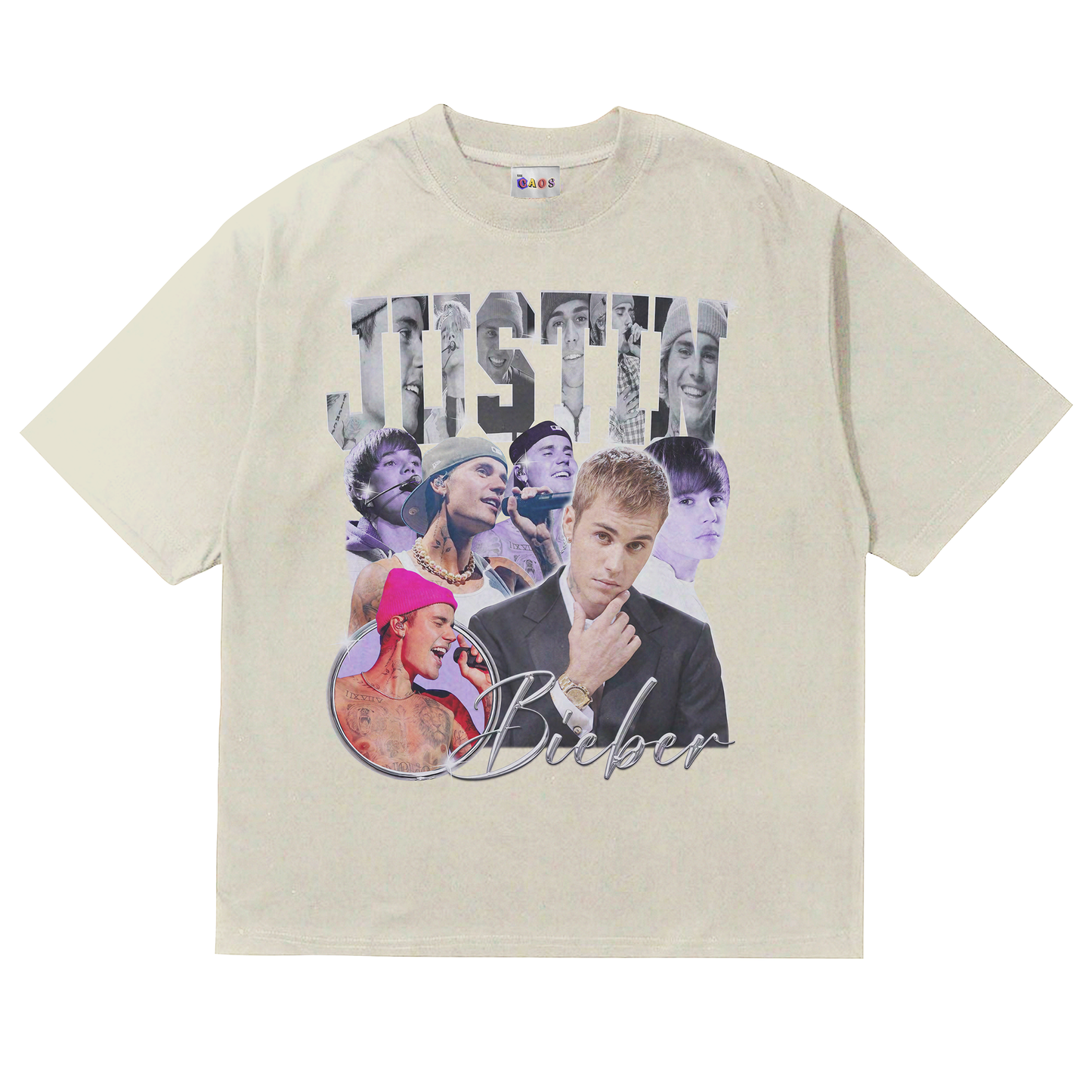 Camiseta Básica Justin Bieber 90's