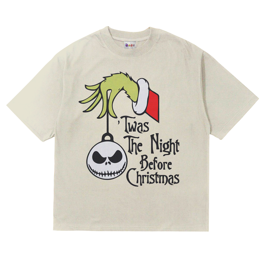 Camiseta Twas The Night Before Christmas Grinch Natal