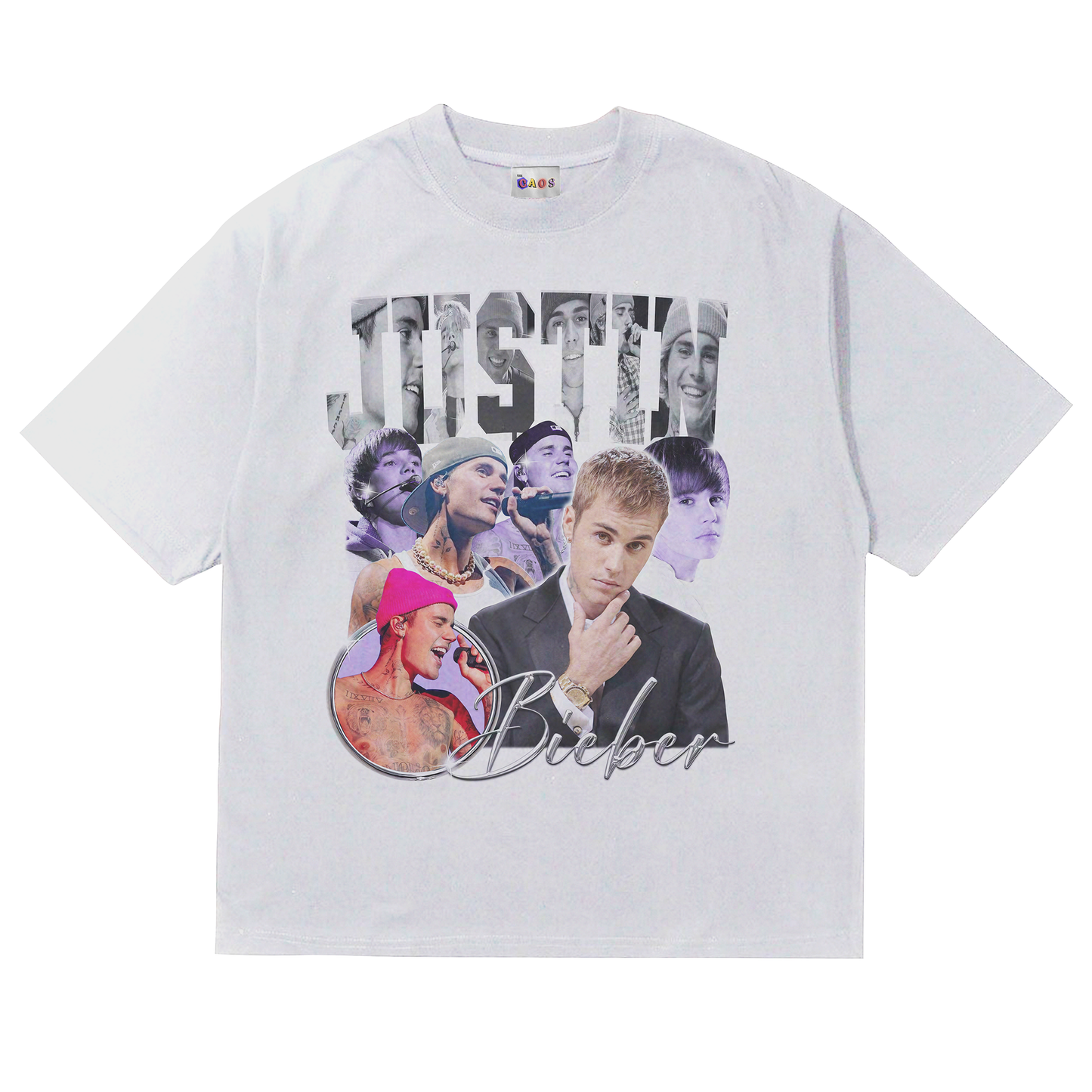 Camiseta Básica Justin Bieber 90's