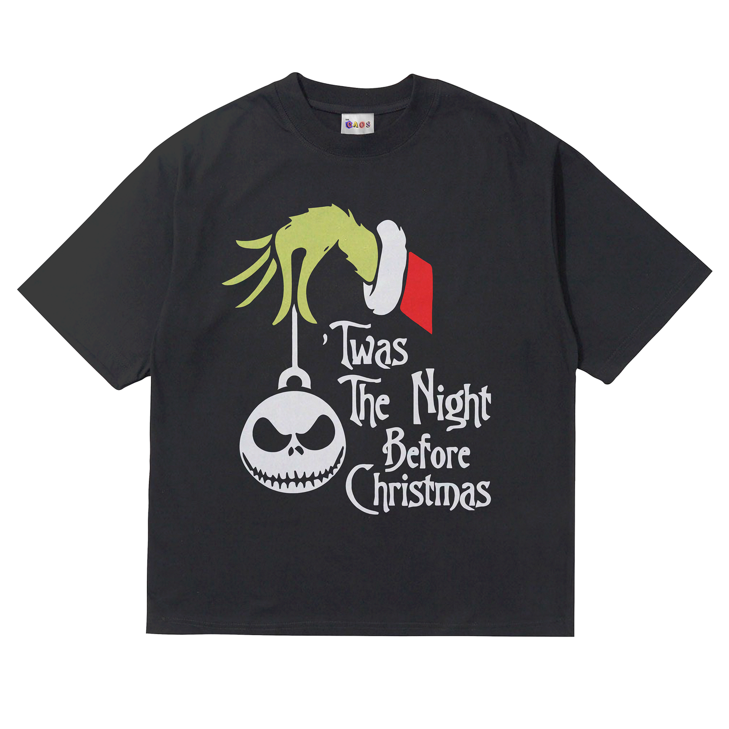 Camiseta Twas The Night Before Christmas Grinch Natal