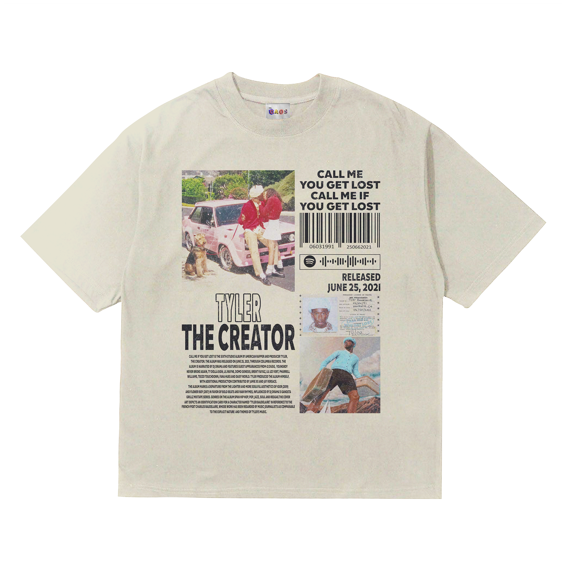 Camiseta Tyler The Creator  Estampas Exclusivas e Modernas - Graphic Tees