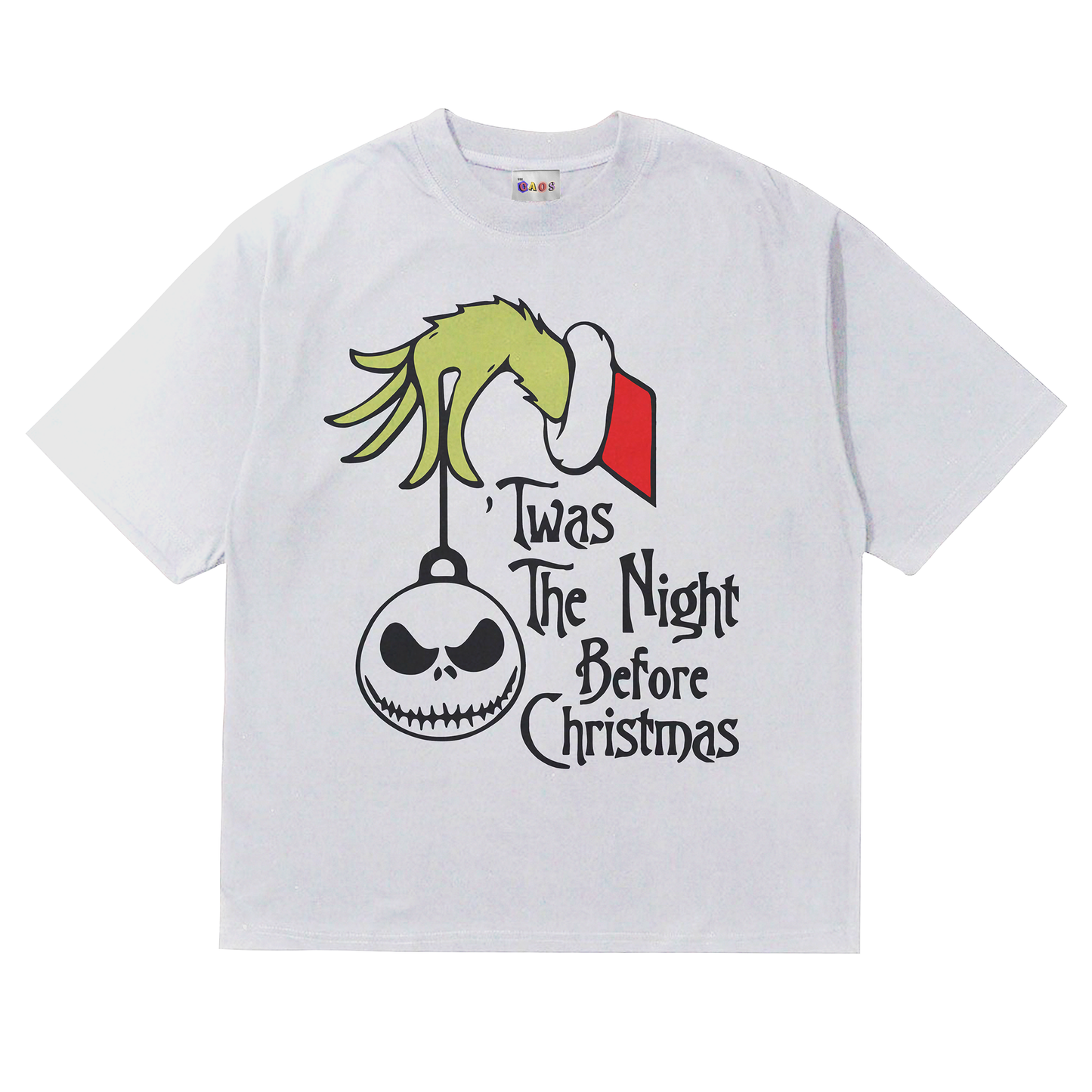 Camiseta Twas The Night Before Christmas Grinch Natal