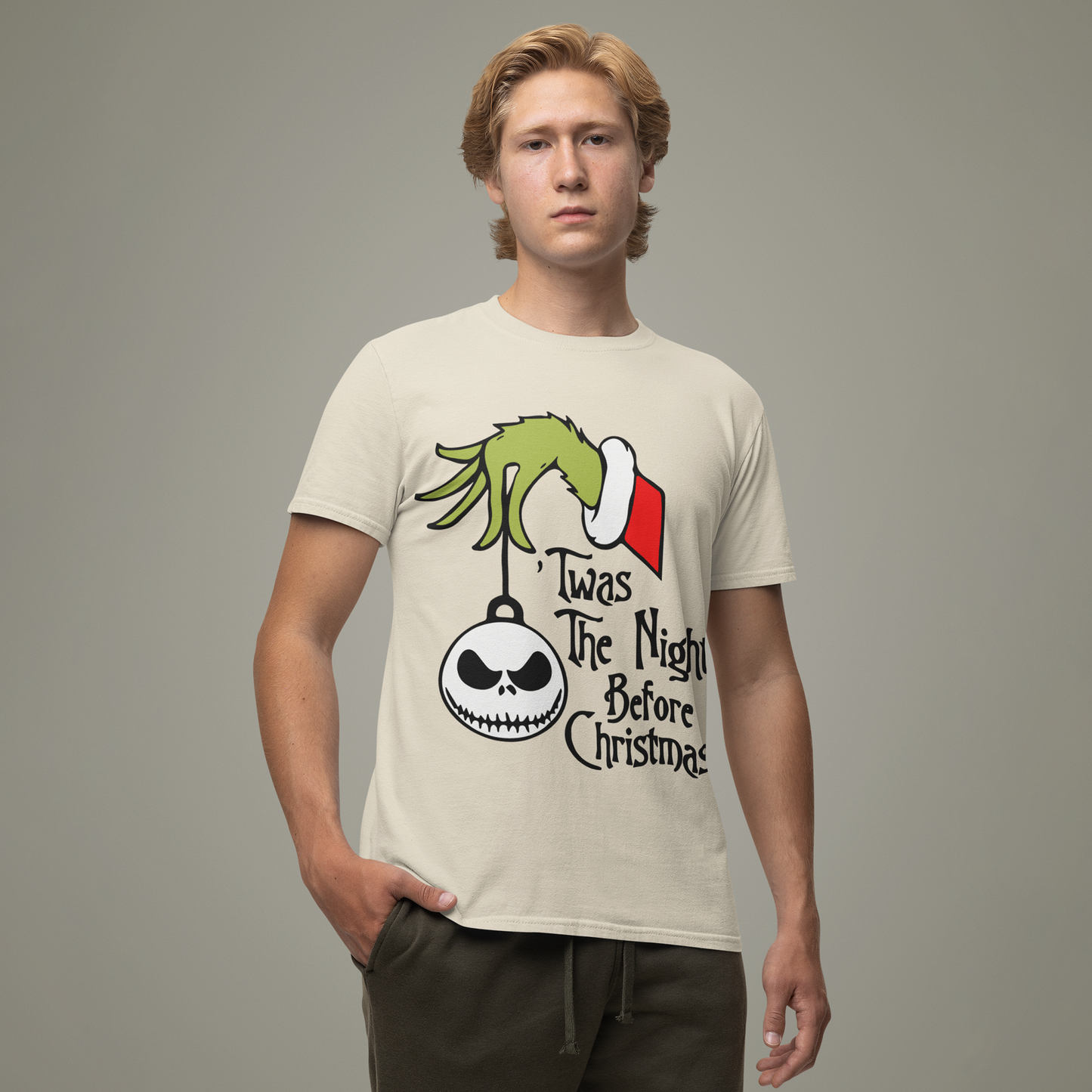 Camiseta Twas The Night Before Christmas Grinch Natal